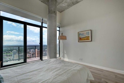 3101-1010 6 Street Sw, Calgary, AB - Indoor Photo Showing Bedroom