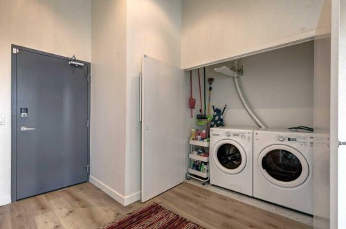 3101-1010 6 Street Sw, Calgary, AB - Indoor Photo Showing Laundry Room