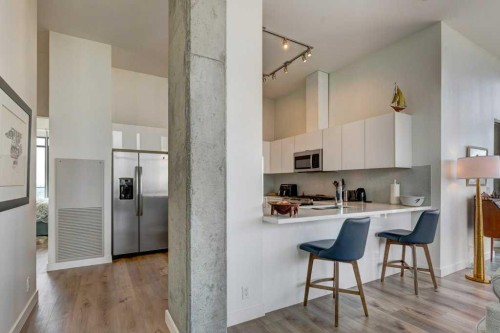 3101-1010 6 Street Sw, Calgary, AB - Indoor Photo Showing Kitchen