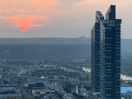 3101-1010 6 Street Sw, Calgary, AB - Outdoor With View