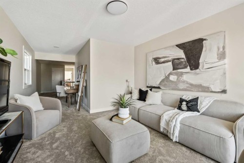 155 Chinook Winds Manor Sw, Airdrie, AB - Indoor Photo Showing Living Room