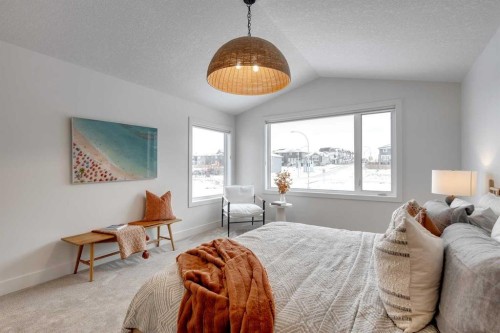 483 Rivercrest View, Cochrane, AB - Indoor Photo Showing Bedroom