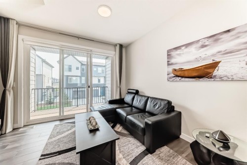 204 Skyview Ranch Circle Ne, Calgary, AB - Indoor Photo Showing Living Room