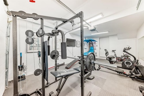 204 Skyview Ranch Circle Ne, Calgary, AB - Indoor Photo Showing Gym Room