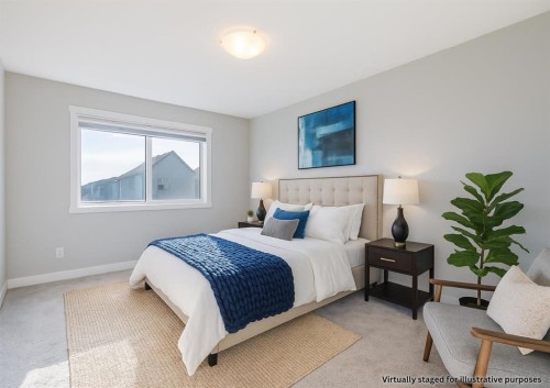 461 South Point Glen Sw, Airdrie, AB - Indoor Photo Showing Bedroom