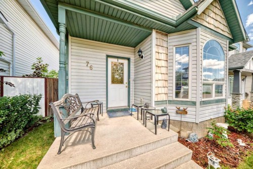 76 Hidden Way Nw, Calgary, AB - Outdoor With Deck Patio Veranda