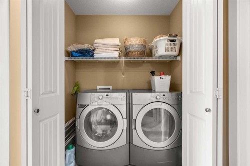 653 West Highland Crescent, Carstairs, AB - Indoor Photo Showing Laundry Room