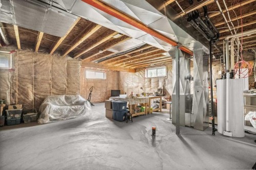 653 West Highland Crescent, Carstairs, AB - Indoor Photo Showing Basement