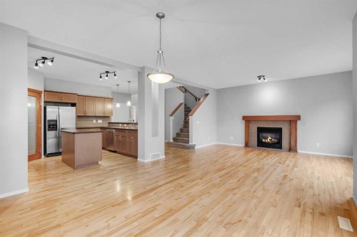 1500 Copperfield Boulevard Se, Calgary, AB - Indoor With Fireplace