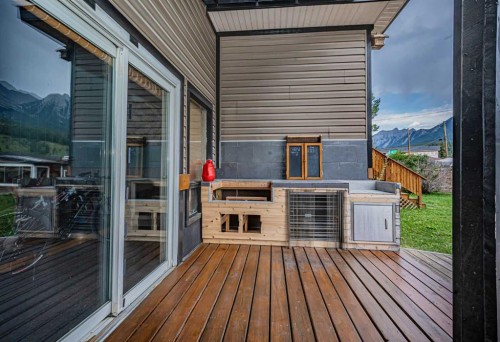 1306 1 Avenue, Canmore, AB - Outdoor With Deck Patio Veranda With Exterior