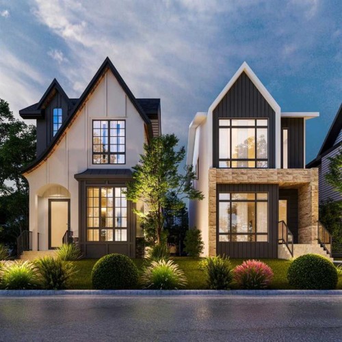 3410 1 Street Nw, Calgary, AB - Outdoor With Facade