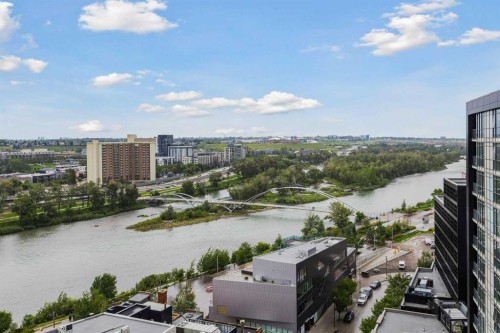 1504-519 Riverfront Avenue Se, Calgary, AB - Outdoor With View