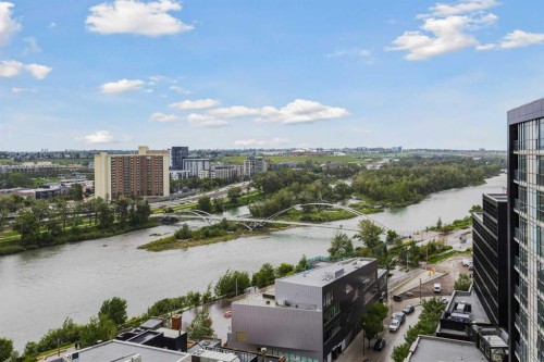 1504-519 Riverfront Avenue Se, Calgary, AB - Outdoor With View