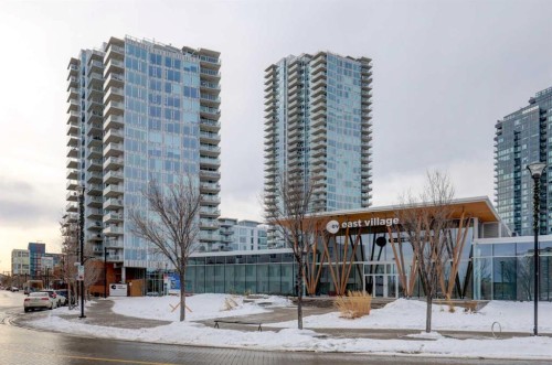 1504-519 Riverfront Avenue Se, Calgary, AB - Outdoor With Facade