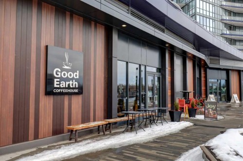 1504-519 Riverfront Avenue Se, Calgary, AB - Outdoor With Deck Patio Veranda