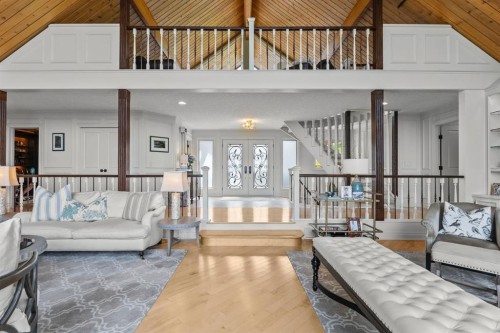 188 Artists View Way, Rural Rocky View County, AB - Indoor Photo Showing Living Room