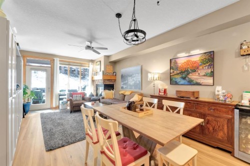 612-107 Armstrong Place, Canmore, AB - Indoor Photo Showing Dining Room