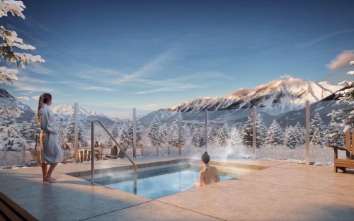 205-10 Cascade Ridge, Canmore, AB - Outdoor With View