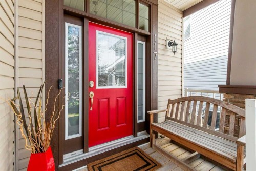 117 Kingsland Court Se, Airdrie, AB -  With Deck Patio Veranda With Exterior