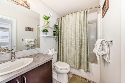 144 Evanscrest Park Nw, Calgary, AB - Indoor Photo Showing Bathroom