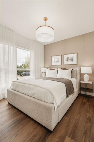 118-20 Cascade Ridge, Canmore, AB - Indoor Photo Showing Bedroom