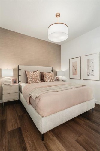 118-20 Cascade Ridge, Canmore, AB - Indoor Photo Showing Bedroom