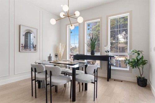 3110 40 Street Sw, Calgary, AB - Indoor Photo Showing Dining Room