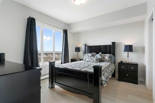 1603-60 Skyview Ranch Road Ne, Calgary, AB - Indoor Photo Showing Bedroom