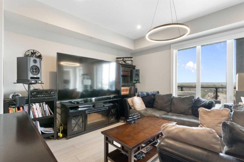 1603-60 Skyview Ranch Road Ne, Calgary, AB - Indoor Photo Showing Living Room