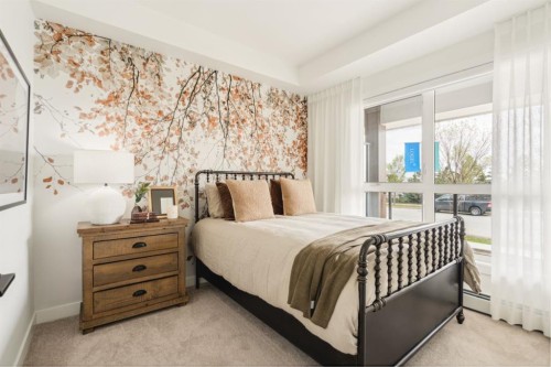 119-20 Cascade Ridge, Canmore, AB - Indoor Photo Showing Bedroom