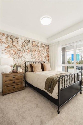 119-20 Cascade Ridge, Canmore, AB - Indoor Photo Showing Bedroom