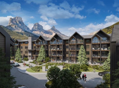 119-20 Cascade Ridge, Canmore, AB - Outdoor With Facade