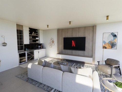 2211 27 Street Sw, Calgary, AB - Indoor Photo Showing Living Room