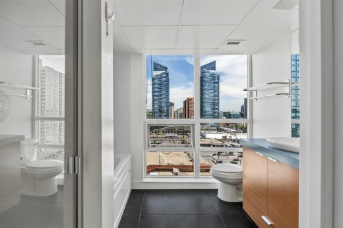 1508-1110 11 Street Sw, Calgary, AB - Indoor Photo Showing Bathroom