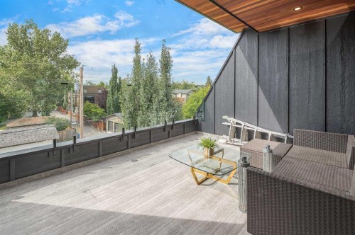 1807 Broadview Road Nw, Calgary, AB - Outdoor With Deck Patio Veranda With Exterior