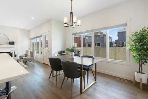 1635 Baywater Street Sw, Airdrie, AB - Indoor Photo Showing Dining Room