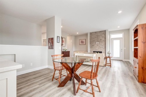 220-20 Silverado Crest Park Sw, Calgary, AB - Indoor Photo Showing Dining Room