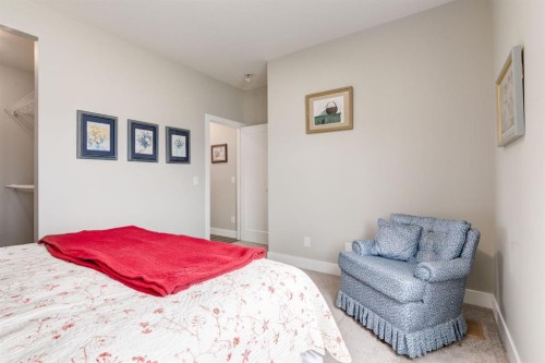 220-20 Silverado Crest Park Sw, Calgary, AB - Indoor Photo Showing Bedroom