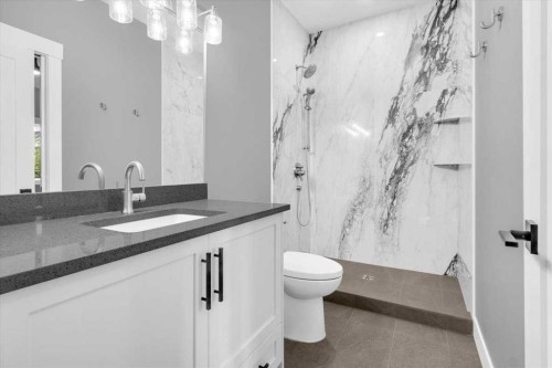 2016 30 Avenue, Nanton, AB - Indoor Photo Showing Bathroom