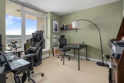 2005-77 Spruce Place Sw, Calgary, AB - Indoor Photo Showing Office