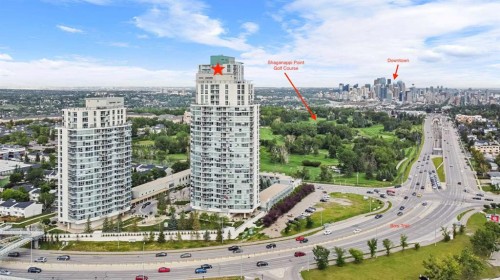 2005-77 Spruce Place Sw, Calgary, AB - Outdoor With View