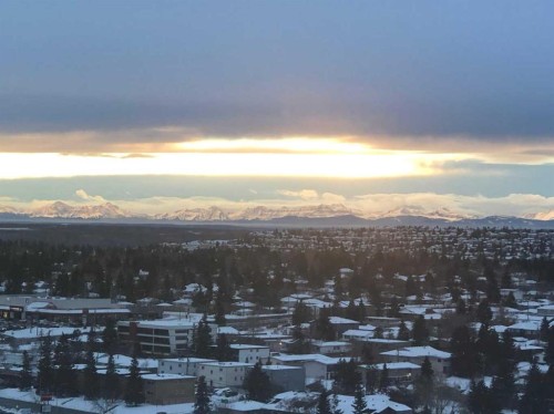 2005-77 Spruce Place Sw, Calgary, AB - Outdoor With Body Of Water With View