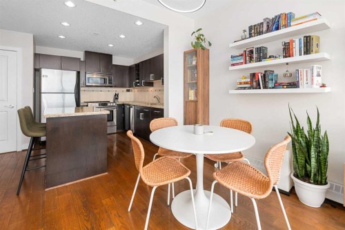 2005-77 Spruce Place Sw, Calgary, AB - Indoor Photo Showing Dining Room
