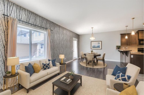 420 Ranch Ridge Meadow, Strathmore, AB - Indoor Photo Showing Living Room