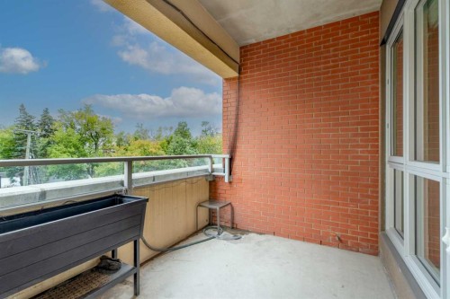 308-1110 3 Avenue Nw, Calgary, AB - Outdoor With Balcony With Exterior
