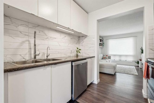 41-6915 Ranchview Drive Nw, Calgary, AB - Indoor Photo Showing Kitchen With Double Sink