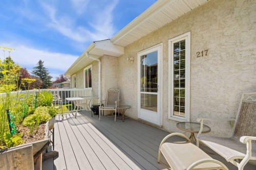 217 Arbour Cliff Close Nw, Calgary, AB - Outdoor With Deck Patio Veranda With Exterior