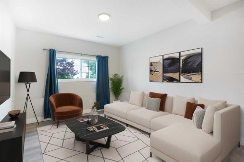 125 Martinpark Way Ne, Calgary, AB - Indoor Photo Showing Living Room