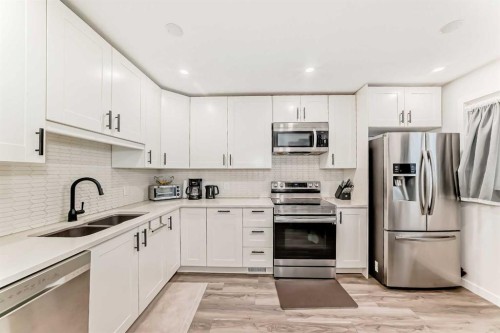 6223 Penedo Way Se, Calgary, AB - Indoor Photo Showing Kitchen With Double Sink With Upgraded Kitchen