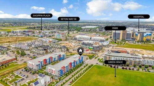 1211-19489 Main Street Se, Calgary, AB - Outdoor With View